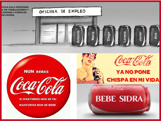 La crisis de reputación de Coca-Cola en España. El ERE en Coca-Cola desata la infelicidad